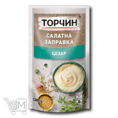 Сравнить цены на Заправка «Торчин» «Цезарь» салатная 120г