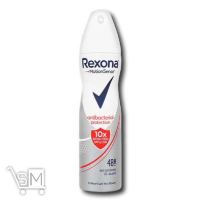 Сравнить цены на Антиперспирант «Rexona» «Антибактериальный эффект» аэрозольный 150мл