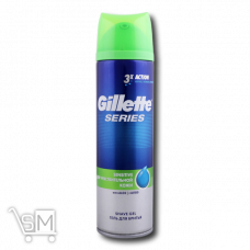 Гель для гоління «Gillette» «Sensitive Skin» для чутливої шкіри 200мл