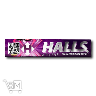 Сравнить цены на Леденцы «Halls» со вкусом лесных ягод 25,2г
