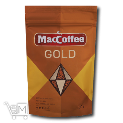 Сравнить цены на Кофе «MacCoffee» «Gold» растворимый натуральный 60г