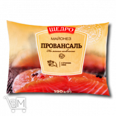 Майонез «Щедро» «Провансаль» 67 % 190г