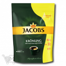 Кава «Jacobs» «Kronung» розчинна 230г Кава «Jacobs» «Kronung» розчинна 230г
