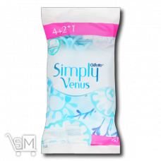 Бритвы «Venus 2» «Simply» одноразовые 4+2шт.