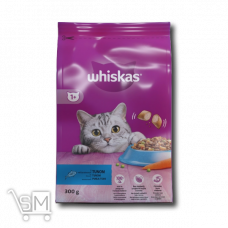 Корм сухой «Whiskas» для взрослых кошек с тунцом 300г