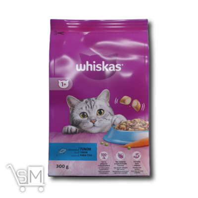 Сравнить цены на Корм сухой «Whiskas» для взрослых кошек с тунцом 300г