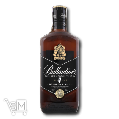 Сравнить цены на Вiскi «Ballantines» «Bourbon Finish» 7 років 40% 0,7л