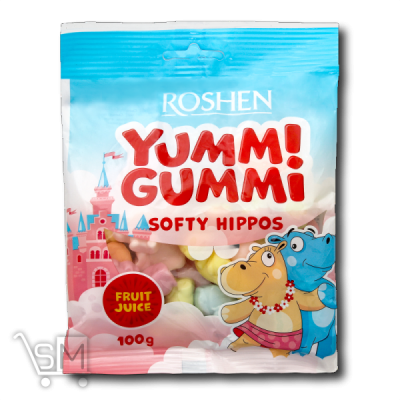 Сравнить цены на Конфеты «Yummi Gummi» «Softy Hippos» 100г