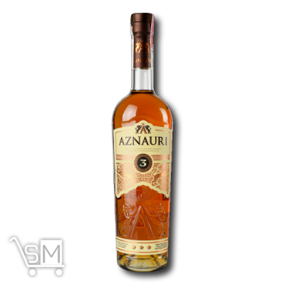 Сравнить цены на Коньяк «Aznauri» 3* 40% 0,5л
