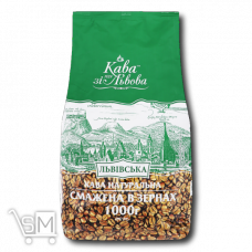 Кофе «Кава зі Львова» «Львовский» в зернах 1000г