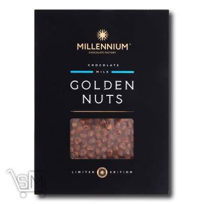Сравнить цены на Шоколад «Millennium» «Golden Nuts» молочный с цельным фундуком 1.1кг