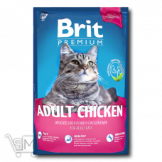 Корм сухой «Brit» «Premium» с курицей для котов 1,5кг