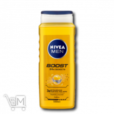 Гель для душу «Nivea Men» «Boost» 3 в 1 500мл