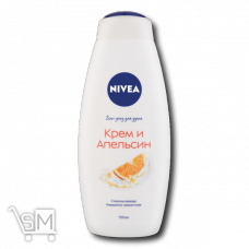 Гель для душу «Nivea» «Крем та апельсин» 750мл Гель для душу «Nivea» «Крем та апельсин» 750мл
