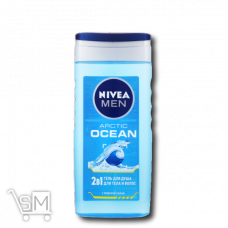 Гель для душу «Nivea Men» «Arctic Ocean» 2в1 для тіла та волосся 250мл