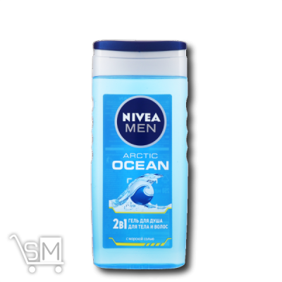 Сравнить цены на Гель для душу «Nivea Men» «Arctic Ocean» 2в1 для тіла та волосся 250мл