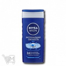 Гель для душу «Nivea Men« «Екстримальна свіжість» 2в1 для тіла і волосся 250мл