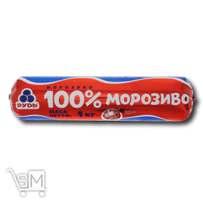 Сравнить цены на Мороженое «Рудь» 100% 1кг