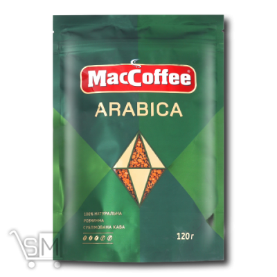Сравнить цены на Кофе «MacCoffee» «Arabica» растворимый 120г