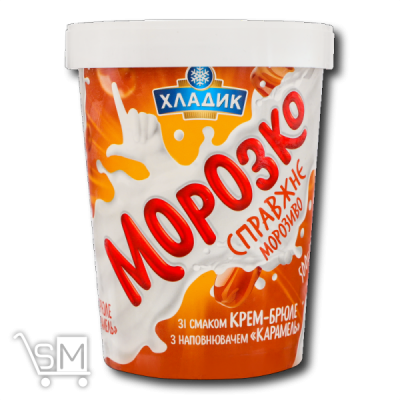 Сравнить цены на Морозиво «Хладик» «Морозко» карамель 500г