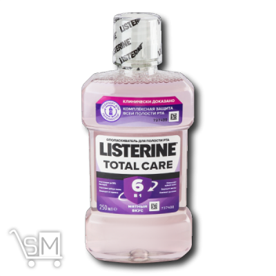 Сравнить цены на Ополаскиватель для полости рта «Listerine» «Total Care» 6в1 250мл