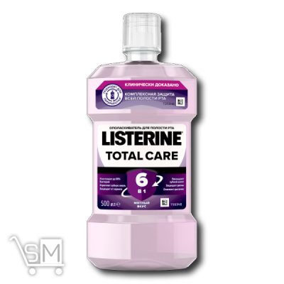 Сравнить цены на Ополаскиватель для полости рта «Listerine» «Total Care» 6в1 500мл