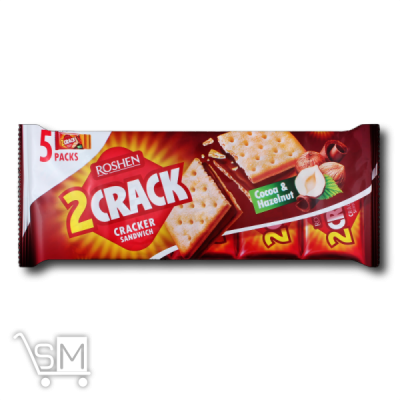 Сравнить цены на Крекер «Roshen» 2Crack з какао та горіхом 235г