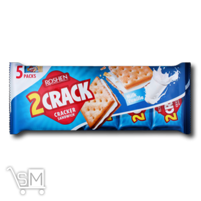 Сравнить цены на Крекер «Roshen» «2Crack» молочно-ванильна начинка 235г