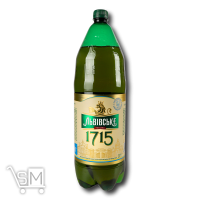 Сравнить цены на Пиво «Львовское» «1715» светлое 4,7% 2,3л
