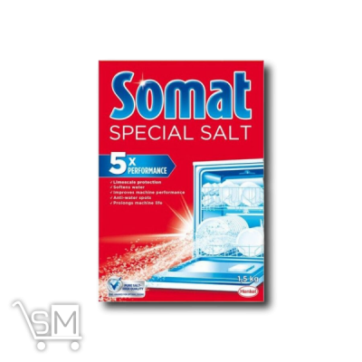 Сравнить цены на Сіль для посудомийної машини «Somat» 1,5кг