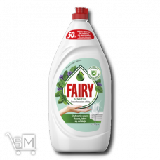 Средство для мытья посуды «Fairy» «Sensitive» «Чайное дерево и мята» 1,35л