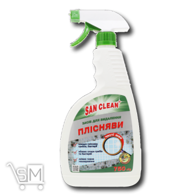 Сравнить цены на Средство для удаления плесени и грязи «San Clean» с распылителем 750г