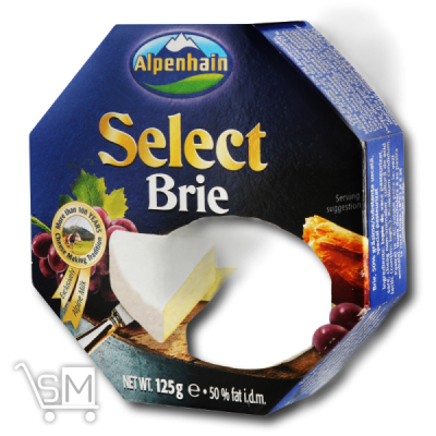 Сравнить цены на Сир «Alpenhain» «Select Brie» з пліснявою 50% 125г