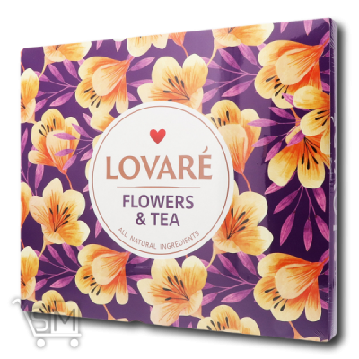 Сравнить цены на Набір чаю «Lovare» «Flowers&Tea» 110г