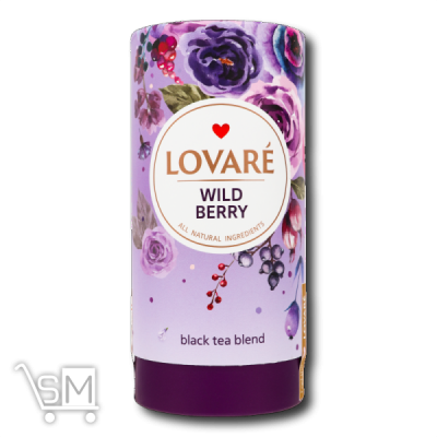 Сравнить цены на Чай «Lovare» «Wild berry» чорний байховий листовий 80г