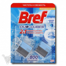 Кубики для сливного бачка чистящие 2в1 «Bref» «Duo-Cubes» 2х50г