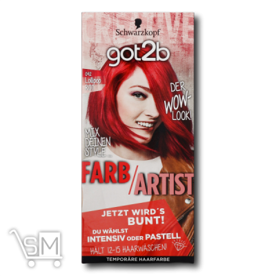Сравнить цены на Краска для волос тонирующая «Got2b» «Farb Artist» «Перчик Чили» №092 80мл