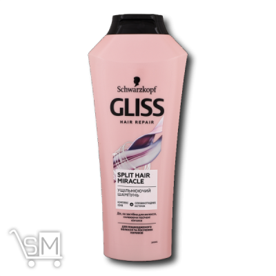 Сравнить цены на Шампунь уплотняющий «Gliss» «Split Hair Miracle» 400мл