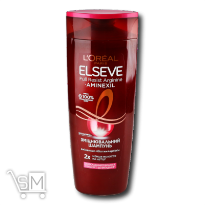 Сравнить цены на Шампунь укрепляющий «Loreal Paris» «Elseve» «Full Resist Arginine+Aminexil» 400мл