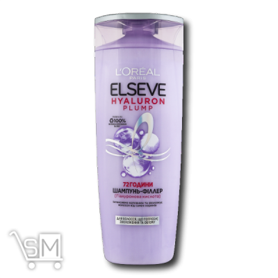 Сравнить цены на Шампунь-філлер «Loreal Paris» «Elseve» «Hyaluron Plump» 400мл