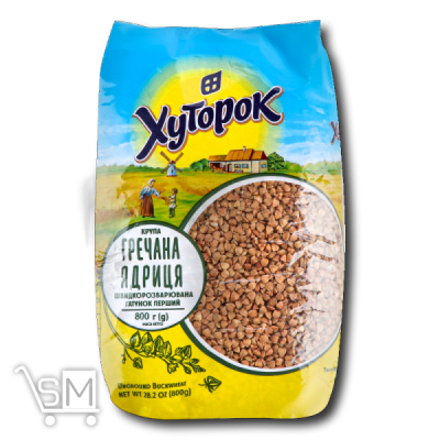 Сравнить цены на Крупа гречана «Хуторок» 800г
