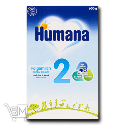 Сравнить цены на Смесь «Humana» детская с пребиотиками 6-12мес 600г
