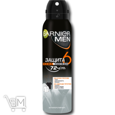 Сравнить цены на Дезодорант-антиперспирант «Garnier Men» «Защита 5» 150мл
