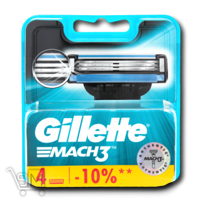 Сравнить цены на Картриджи для бритья «Gillette» «Mach 3» сменные 4шт.