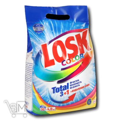 Сравнить цены на Порошок «Losk» пральний для кольорових речей 4,8кг