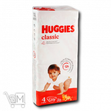 Подгузники «Huggies» « Classic 4» 7-18кг 50шт Подгузники «Huggies» « Classic 4» 7-18кг 50шт