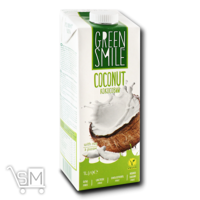 Сравнить цены на Напій рисово-кокосовий «Green Smile» 3% 1л
