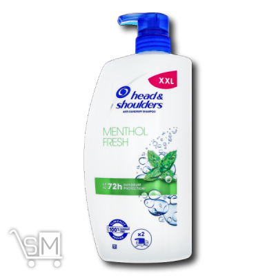 Сравнить цены на Шампунь против перхоти «Head & Shoulders» «Menthol fresh» 900мл