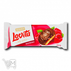 Печенье «Roshen» «Lovita Jelly Cookies» малина 135г