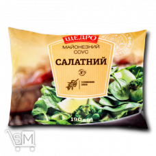 Соус майонезний «Щедро» «Салатний» 30% 190г